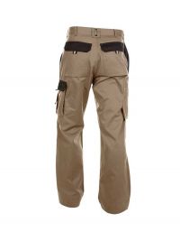 Dassy mens work pants Boston with knee padded pockets two-tone